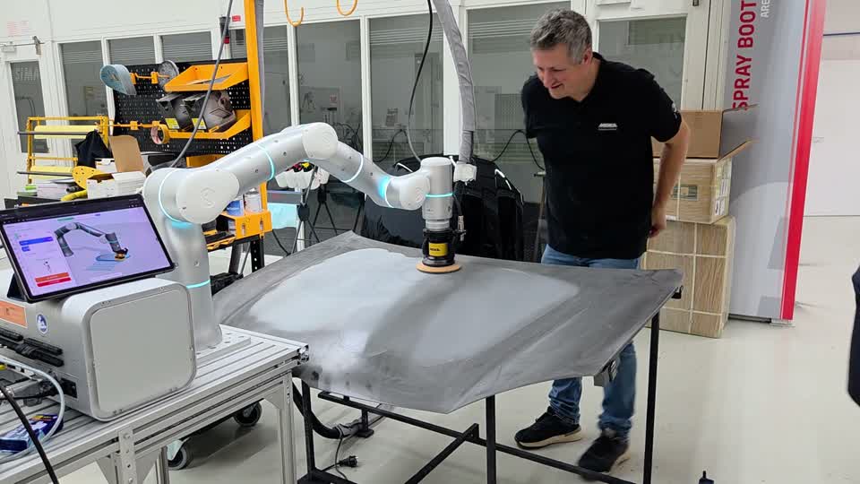 Robita Surface Finishing Platform at Axalta Belgium video thumbnail